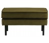 Rodeo Skammel i velour 84 x 54 cm - Oliven