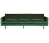 Rodeo 3-personers sofa i velour B277 cm - Grøn