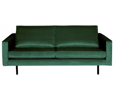 2,5-personers sofa i velour B190 cm - Pink