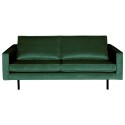 2,5-personers sofa i velour B190 cm - Pink