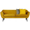 2,5-personers sofa B187 cm - Varm grøn velour