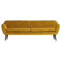 2,5-personers sofa B187 cm - Okker velour