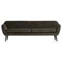 3-personers sofa B230 cm - Okker velour