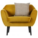 2,5-personers sofa B187 cm - Okker velour