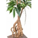 Stort kunstigt palmetræ H400 cm