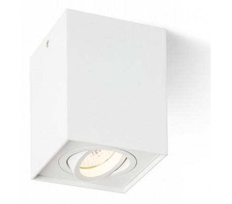 VADE SQ Påbygningsspot GU10 - Hvid/Sort