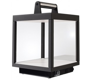 Sheratan II Bordlampe til USB opladning H38 cm - Sort 2