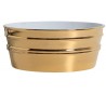 Tinozza håndvask i keramik 58,5 x 40 cm - Guld