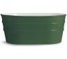 Tinozza håndvask i keramik 58,5 x 40 cm - Engelsk grøn