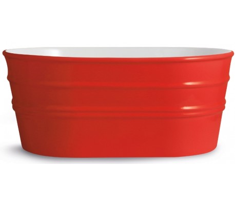 Tinozza håndvask i keramik 58,5 x 40 cm - Lilla