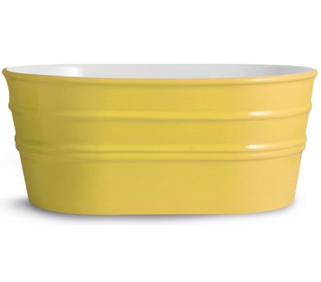 Tinozza håndvask i keramik 58,5 x 40 cm - Passionsrød