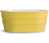 Tinozza håndvask i keramik 58,5 x 40 cm - Solgul