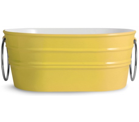 Tinozza håndvask i keramik 58,5 x 40 cm - Passionsrød