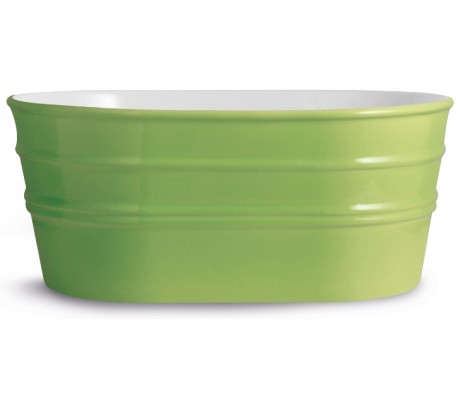 Tinozza håndvask i keramik 58,5 x 40 cm - Cyan