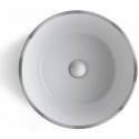Bacile håndvask i keramik Ø46,5 cm - Mat hvid
