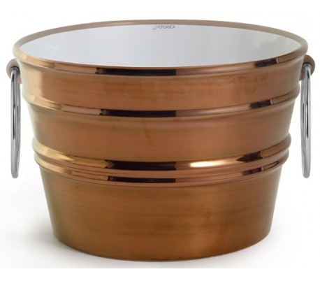 Bacile håndvask i keramik Ø46,5 cm - Sølv