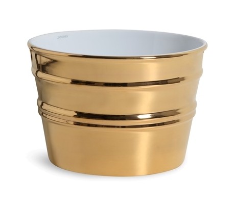 Bacile håndvask i keramik Ø46,5 cm - Kobber