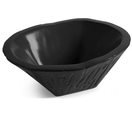 Terra håndvask i keramik 54 x 46 cm - Mat basalt