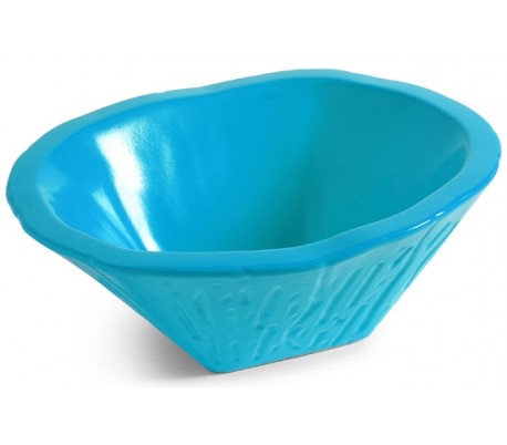 Terra håndvask i keramik 54 x 46 cm - Solgul