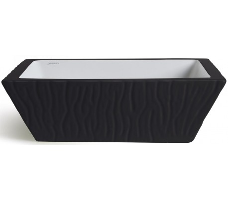 Pietra håndvask i keramik 59,5 x 39,5 cm - Mat ler grå