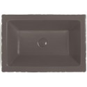 Pietra håndvask i keramik 59,5 x 39,5 cm - Mat sort
