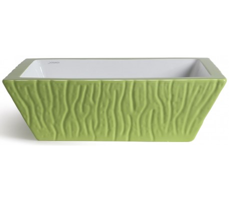 Pietra håndvask i keramik 59,5 x 39,5 cm - Mat basalt