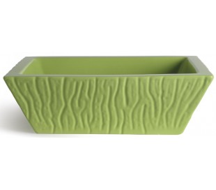 Pietra håndvask i keramik 59,5 x 39,5 cm - Mat sort