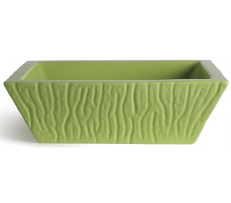 Pietra håndvask i keramik 59,5 x 39,5 cm - Mat sort