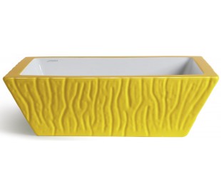 Pietra håndvask i keramik 59,5 x 39,5 cm - Passionsrød