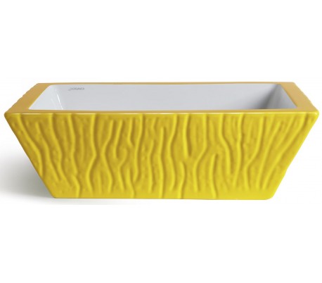 Pietra håndvask i keramik 59,5 x 39,5 cm - Passionsrød