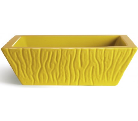 Pietra håndvask i keramik 59,5 x 39,5 cm - Passionsrød