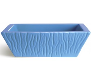 Pietra håndvask i keramik 59,5 x 39,5 cm - Solgul