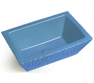 Pietra håndvask i keramik 59,5 x 39,5 cm - Solgul 2