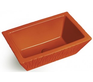 Pietra håndvask i keramik 59,5 x 39,5 cm - Cyan 2