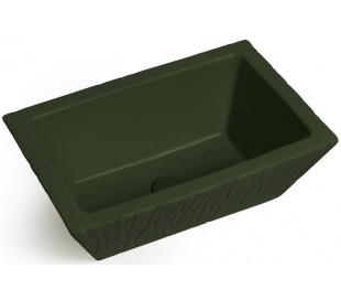 Pietra håndvask i keramik 59,5 x 39,5 cm - Mat engelsk grøn 2