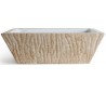 Pietra håndvask i keramik 59,5 x 39,5 cm - Travertin