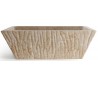 Pietra håndvask i keramik 59,5 x 39,5 cm - Travertin