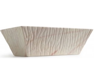 Pietra håndvask i keramik 59,5 x 39,5 cm - Rosa marmor