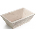 Pietra håndvask i keramik 59,5 x 39,5 cm - Rosa marmor