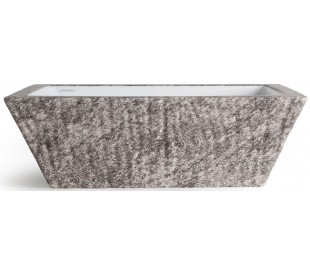 Pietra håndvask i keramik 59,5 x 39,5 cm - Rosa marmor