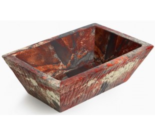 Pietra håndvask i keramik 59,5 x 39,5 cm - Lava marmor