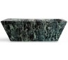 Pietra håndvask i keramik 59,5 x 39,5 cm - Grøn marmor