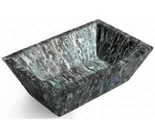 Pietra håndvask i keramik 59,5 x 39,5 cm - Sort marmor 2