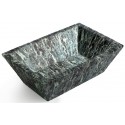 Pietra håndvask i keramik 59,5 x 39,5 cm - Sort marmor