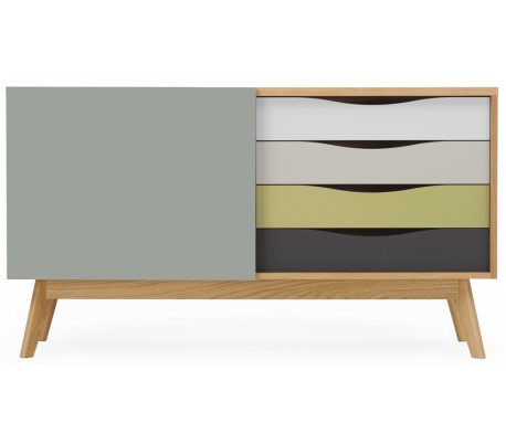 Avon sideboard i retro design - Eg/Abbey
