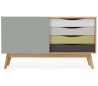 Woodman Avon sideboard i retro design - Eg/Abbey