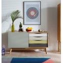 Avon sideboard i retro design - Eg/Abbey