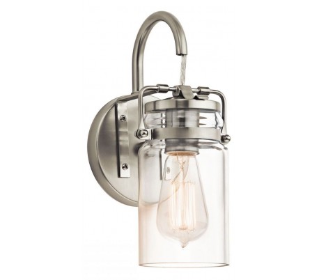 Brinley Loftslampe Ø12,1 cm 1 x E27 - Børstet nikkel
