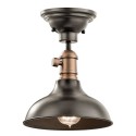 Cobson Loftlampe i stål Ø20,3 cm 1 x E27 - Messing