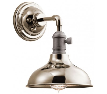 Cobson Væglampe i stål H24,6 cm 1 x E27 - Aldret bronze